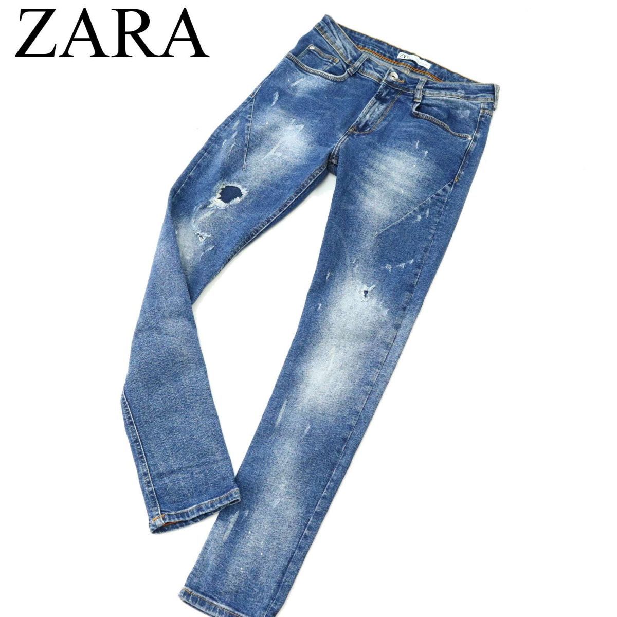 Yahoo!オークション - ZARA DNMWR ザラ マン 現行タグ☆ リペア加工