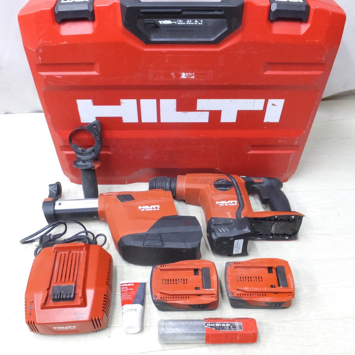 ◇HILTI ヒルティ 充電式 ロータリーハンマードリル TE6-A22 集 ◇HILTI ヒルティ 充電式 ロータリーハンマードリル TE6-A22 集