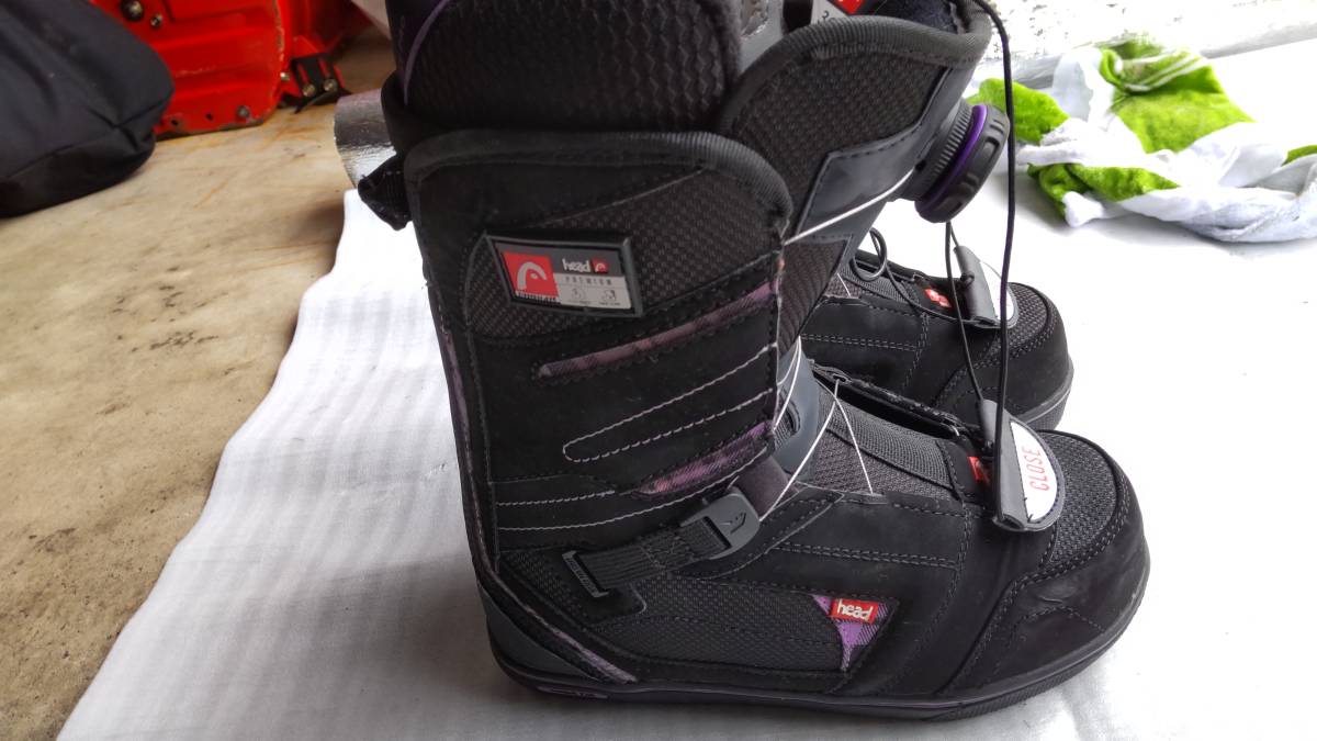 ヘッド HEAD スノーボード ブーツ 23.0cm US6 紫 黒 レディース 