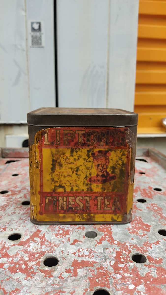 Vintage Lipton Planter Ceylon Tea Tins　ビンテージ　リプトンティー　缶　mkw鳳9　東京発送_画像7