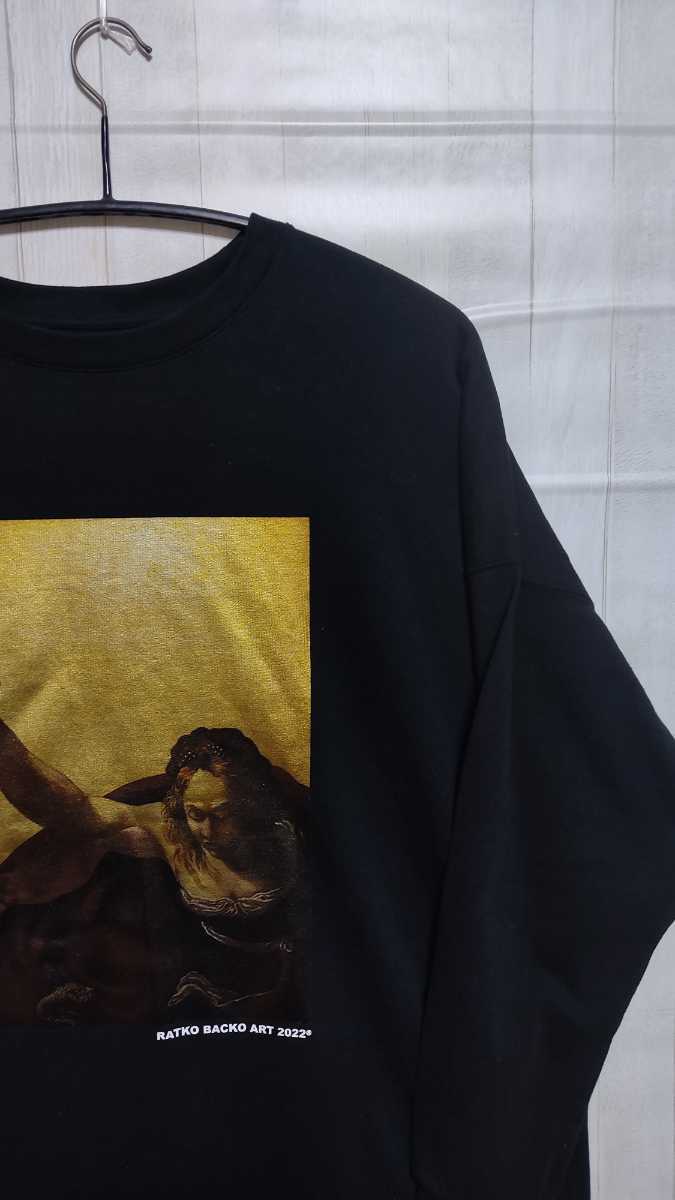 ラコ　バコ　Artist-Oil Painter RATKO BACKO　スーパービッグ　Tシャツ　半袖　ユニセックス　mkw1374　東京発送_画像4