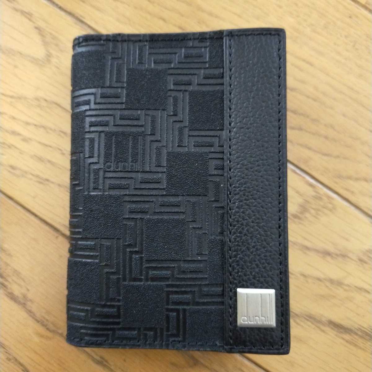 新品 dunhill ダンヒル 名刺入れ カードケース ブラック 黒 箱付 未