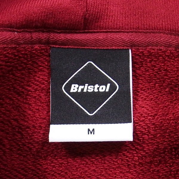 18aw F.C.Real Bristol FCRB スウェットパーカー M ワイン エフシーアールビー_画像3