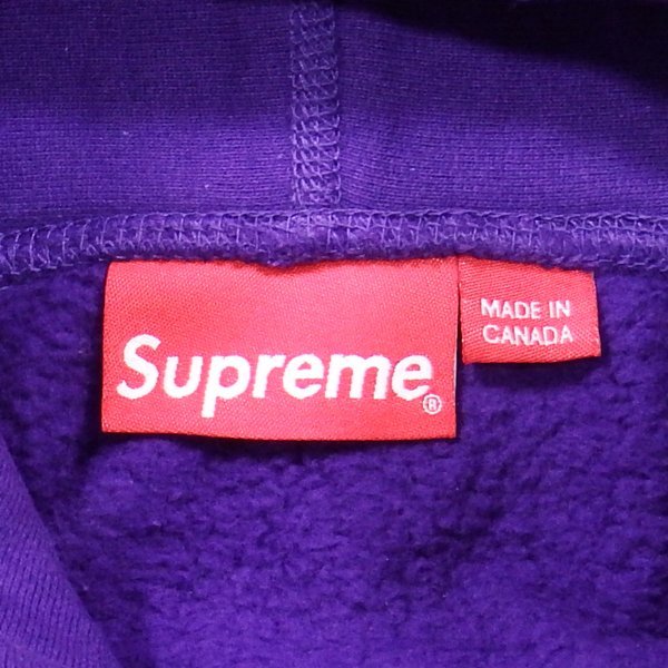 美品 20aw Supreme Cross Box Logo Hooded Sweatshirt Purple XL