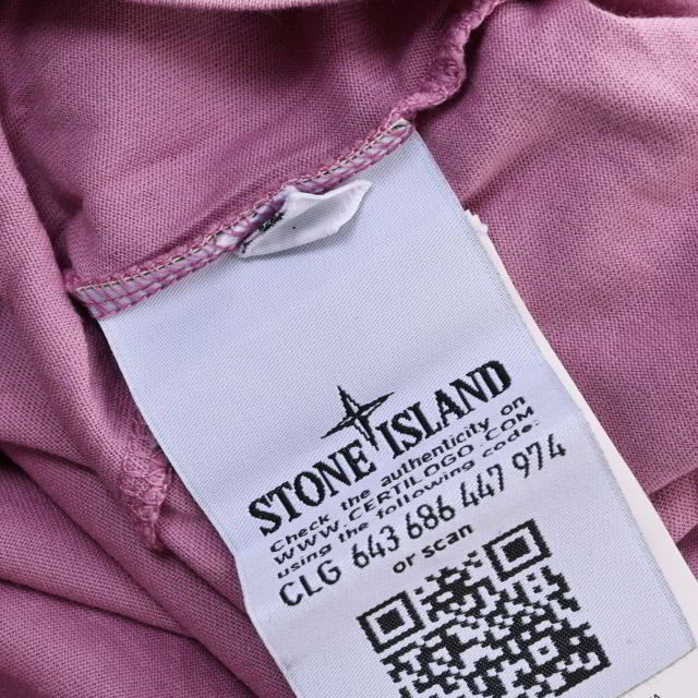 STONE ISLAND ワンペン クルーネック Tシャツ L パープル ストーンアイランド KL4CHQBL80_画像8