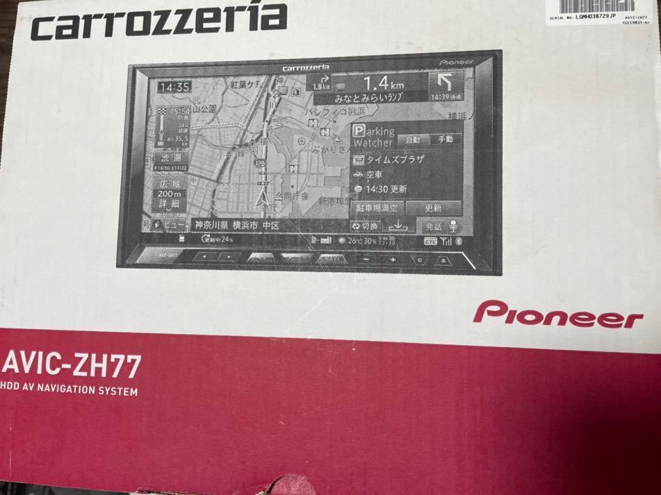 地図2022年4月新品内蔵HDD最新オービス最高峰サイバーナビAVIC-ZH77