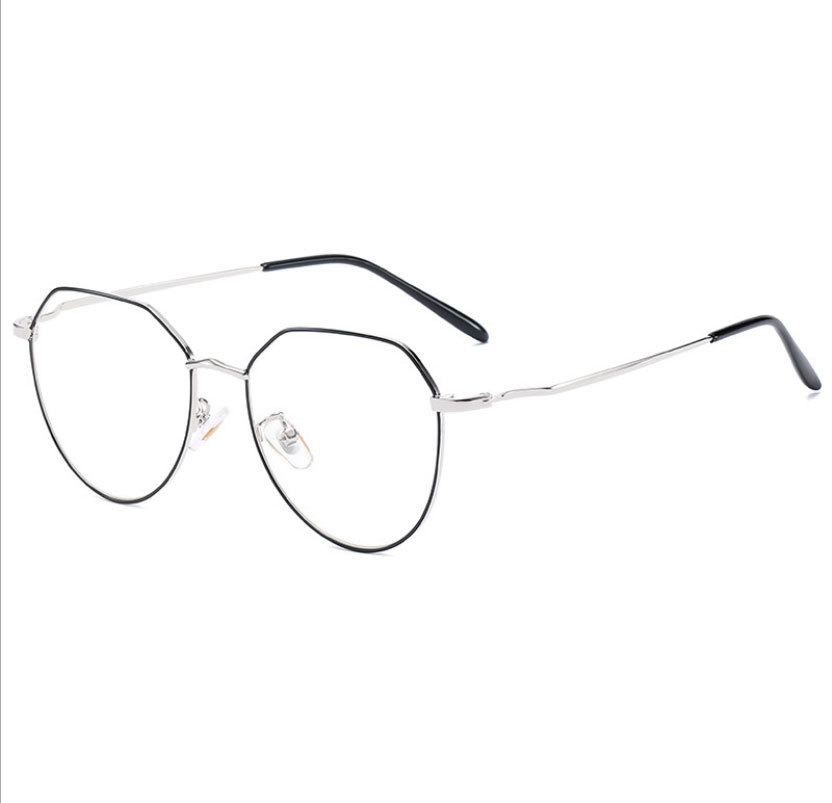 小顔ファッション眼鏡 ブルーライトカットメガネ 透明レンズ PCメガネ 新品_画像1