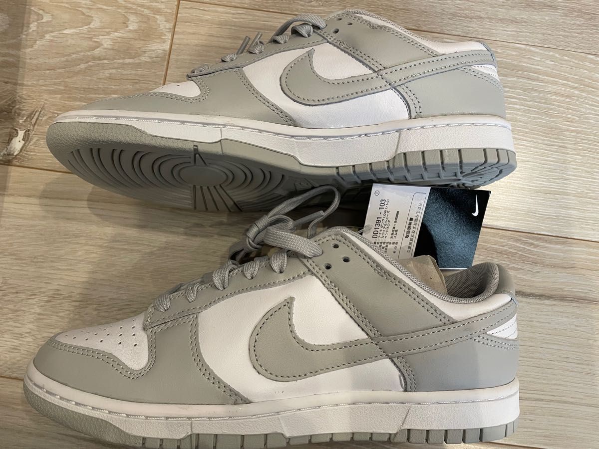 国産原料100% NIKE DUNK LOW ナイキ ダンク ロー グレーフォグ 25