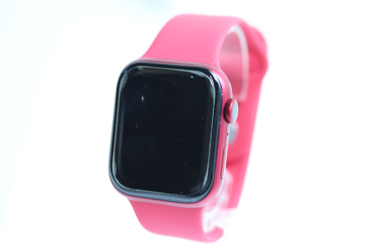 ☆スマートウォッチ　Apple Watch / アップルウォッチ　SERIES7 MKN93J　レッド☆中古品