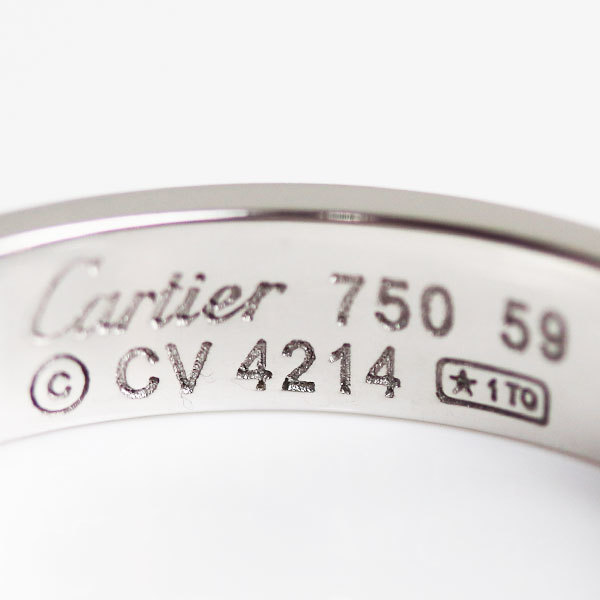 2021新発 MR5561 カルティエ Cartier ミニラブリング 750ホワイト