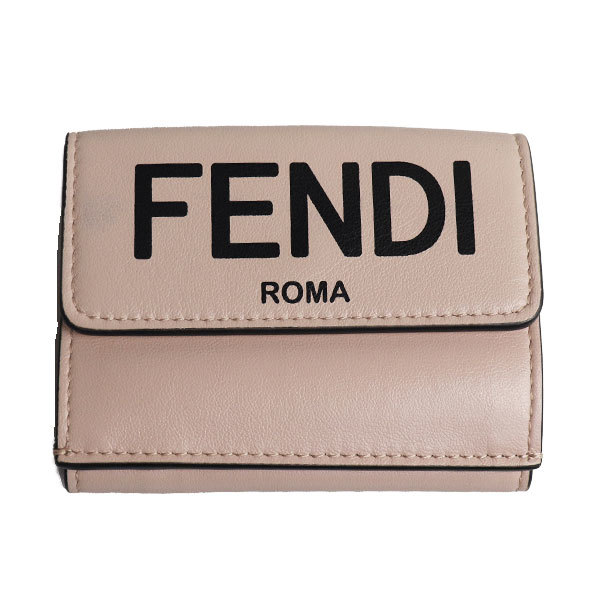 当店一番人気】 ミニ財布 三つ折り FENDI フェンディ FENDI ピンク