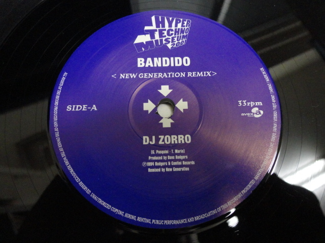 Dj Zorro - Bandido (New Generation Remix) 激アツ RAVE TECHNO 12EP Gener 8 - Love Power (New Generation Remix) 収録　視聴_画像1