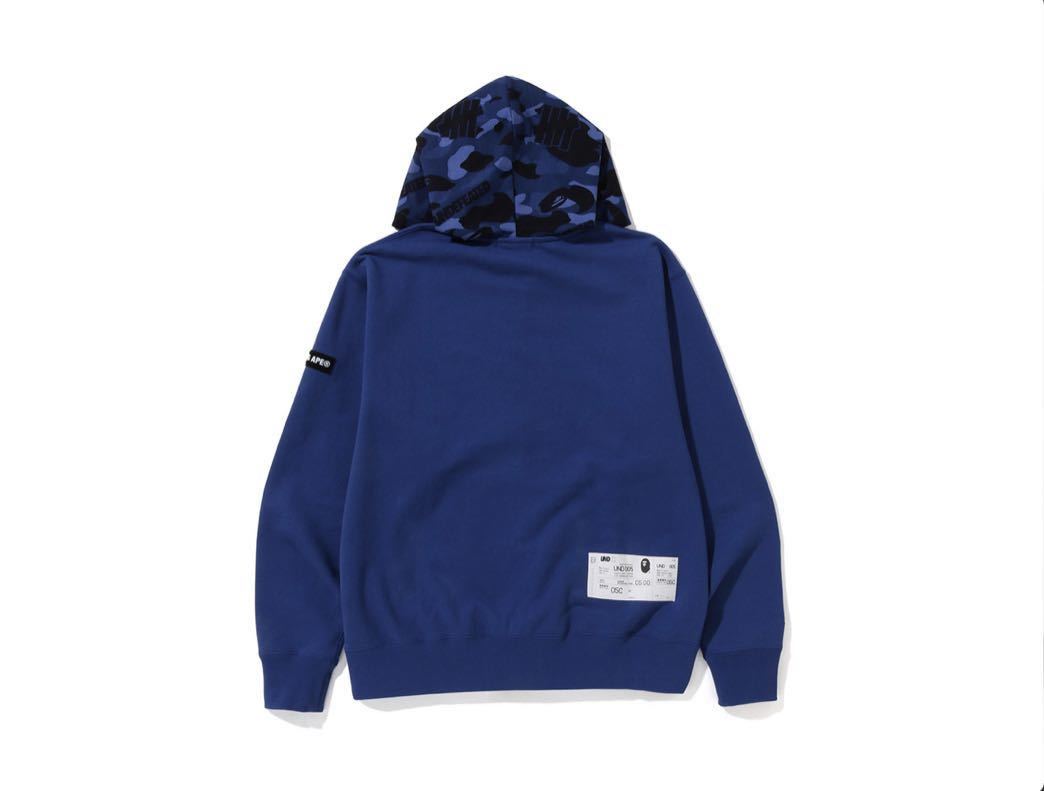 中華のおせち贈り物 BLUE HOODIE ZIP RELAXED CAMO COLOR UNDFTD BAPE