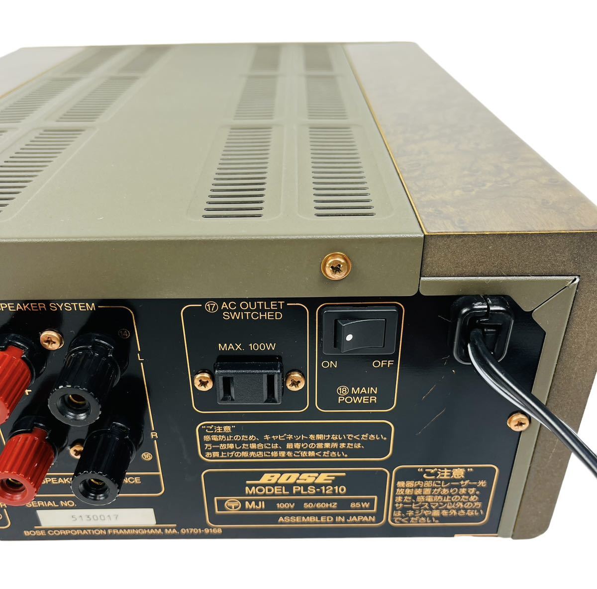 BOSE ボーズ CDレシーバー アンプ内蔵 PLS-1210 オーディオ機器 オーディオアンプ