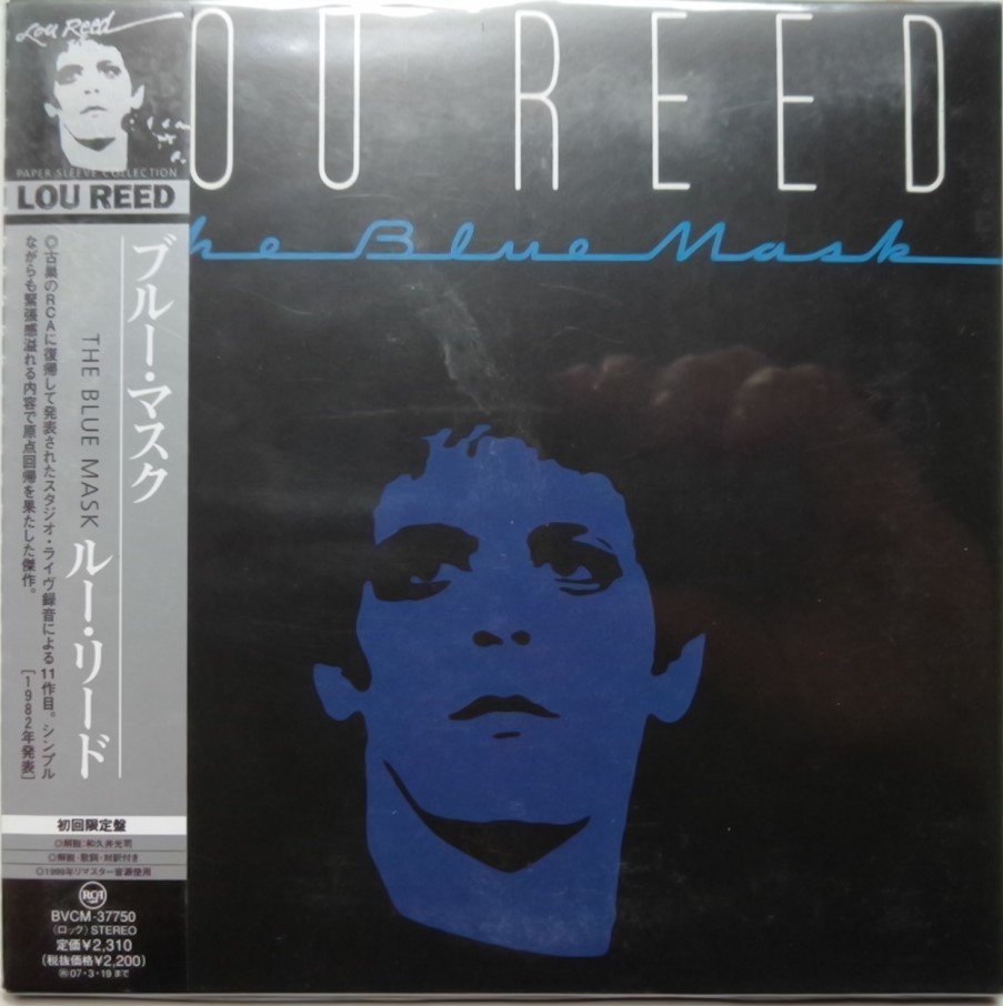 廃盤・紙ジャケット「Lou Reed / The Blue Mask」_画像1