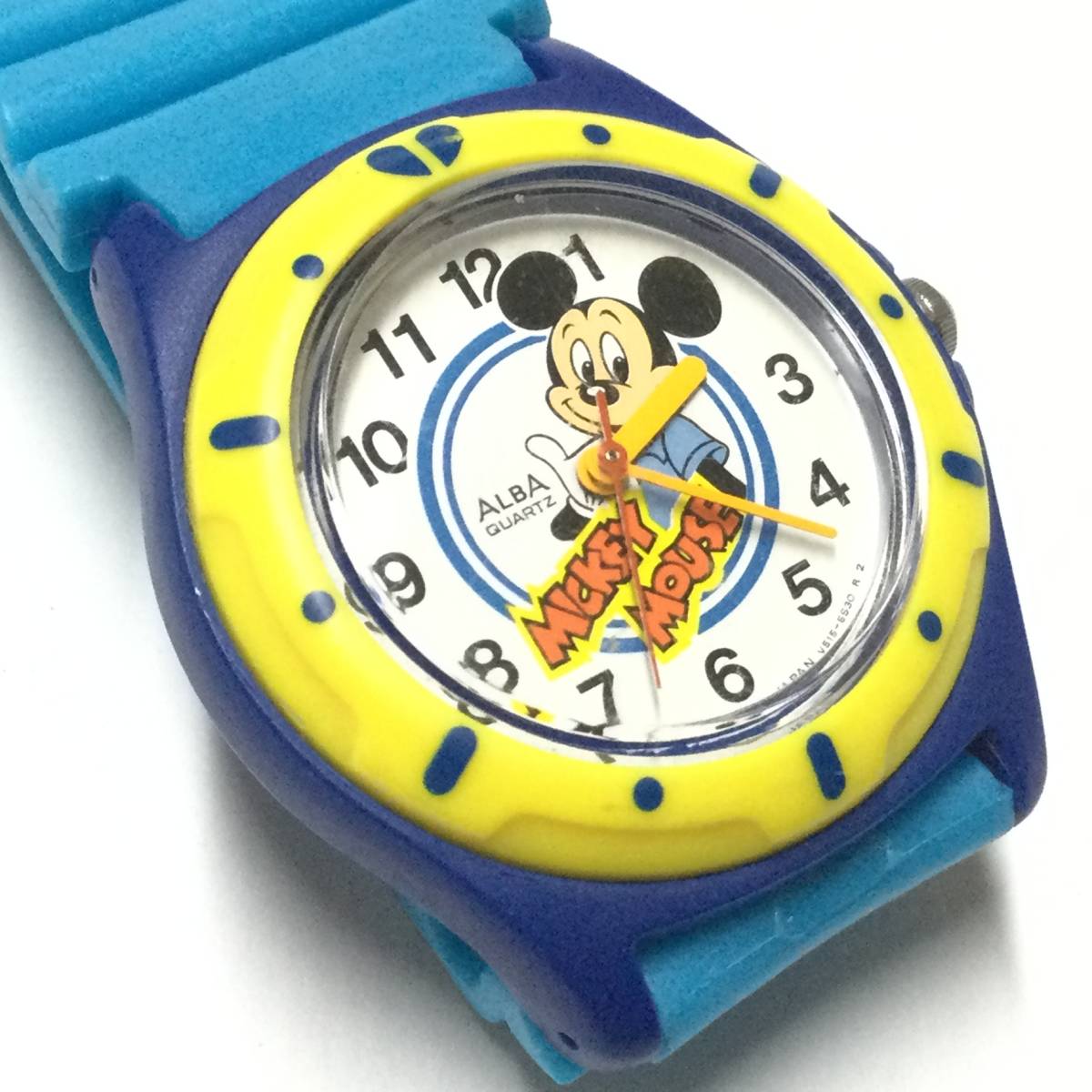 【レトロ・電池＆ベルト交換済み】セイコー アルバ ミッキーマウス 腕時計_画像1