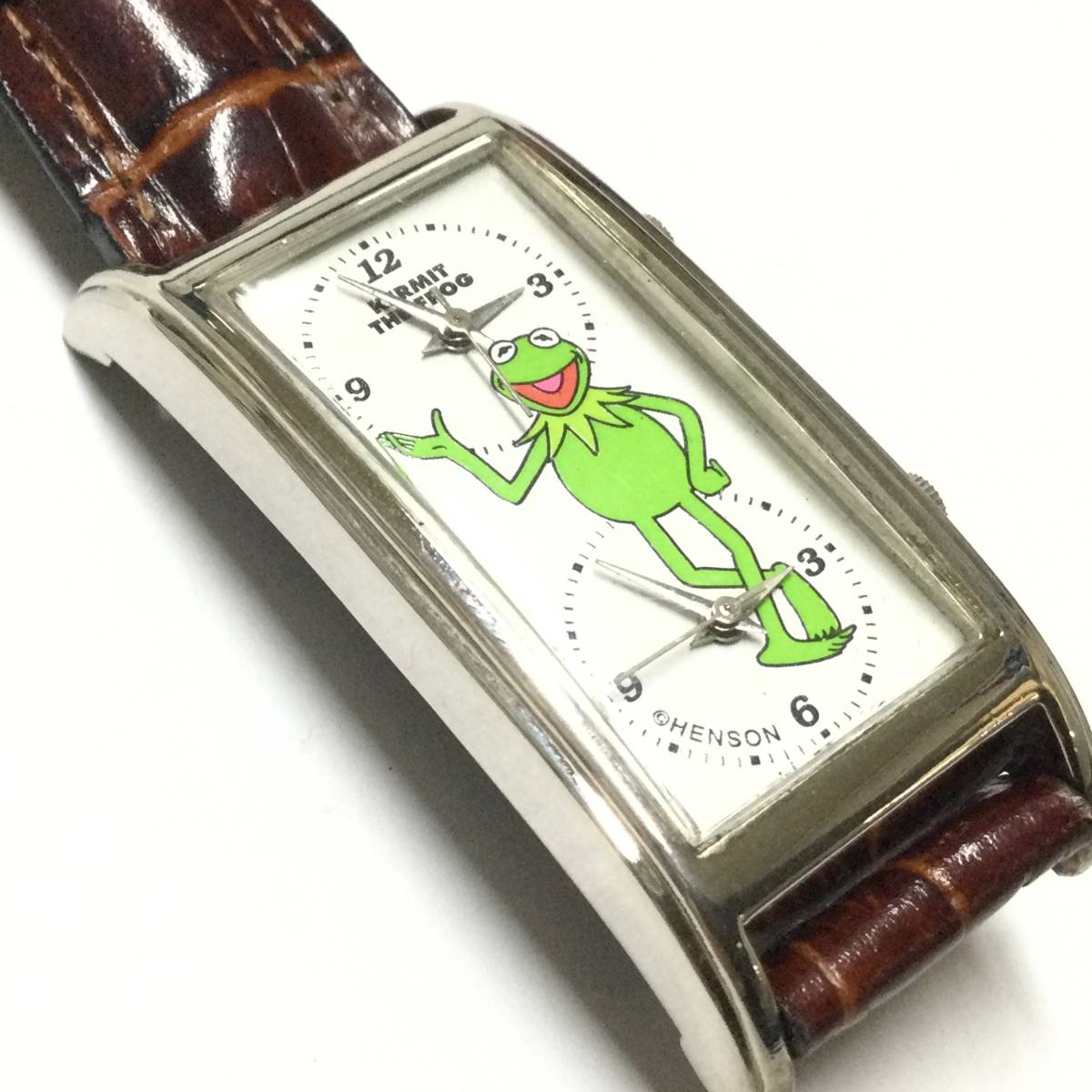 【激レア！レトロ＆ビンテージ】マペッツ カーミット デュアルタイム 限定腕時計