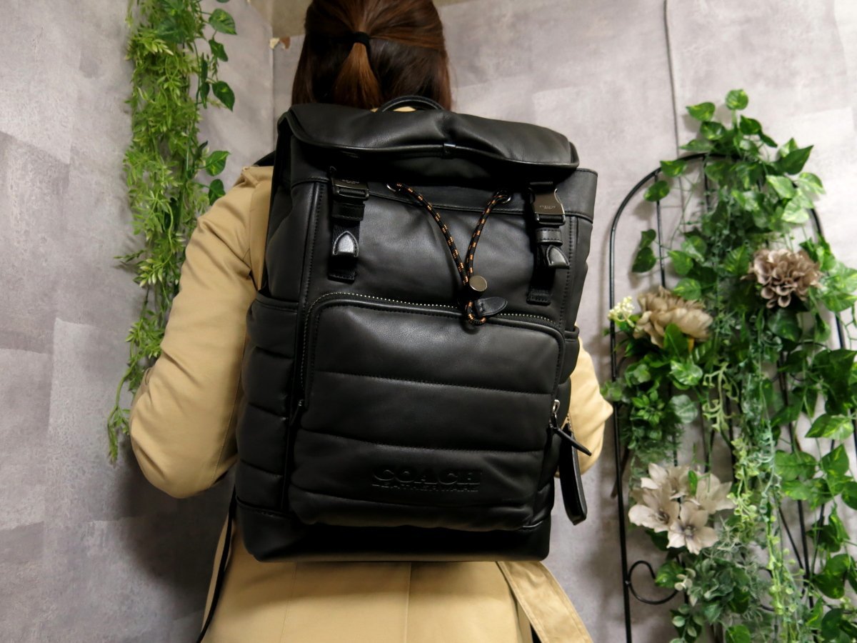 割引発見割引発見コーチ COACH リーグ フラップ バックパック ウィズ