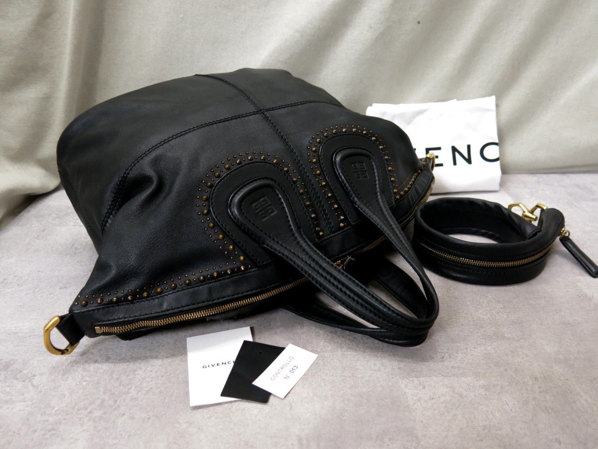 サイズ変更オプション 超美品 GIVENCHY ジバンシィ ナイチンゲール 黒