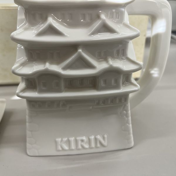 ヤフオク! - USED ノリタケ キリンオリジナル 名古屋城ジョッキ (...