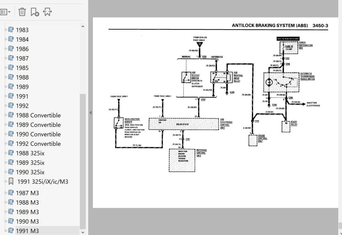 BMW E30 & E30 M3 Ver2 ファクトリーワークショップマニュアル 整備書 配線図 マニュアルの画像9
