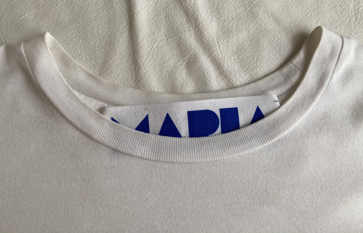 MARIA футболка / Мали a/ унисекс cut and sewn / белый белый / графика принт /Made in Japan сделано в Японии /MARIOS Mario s
