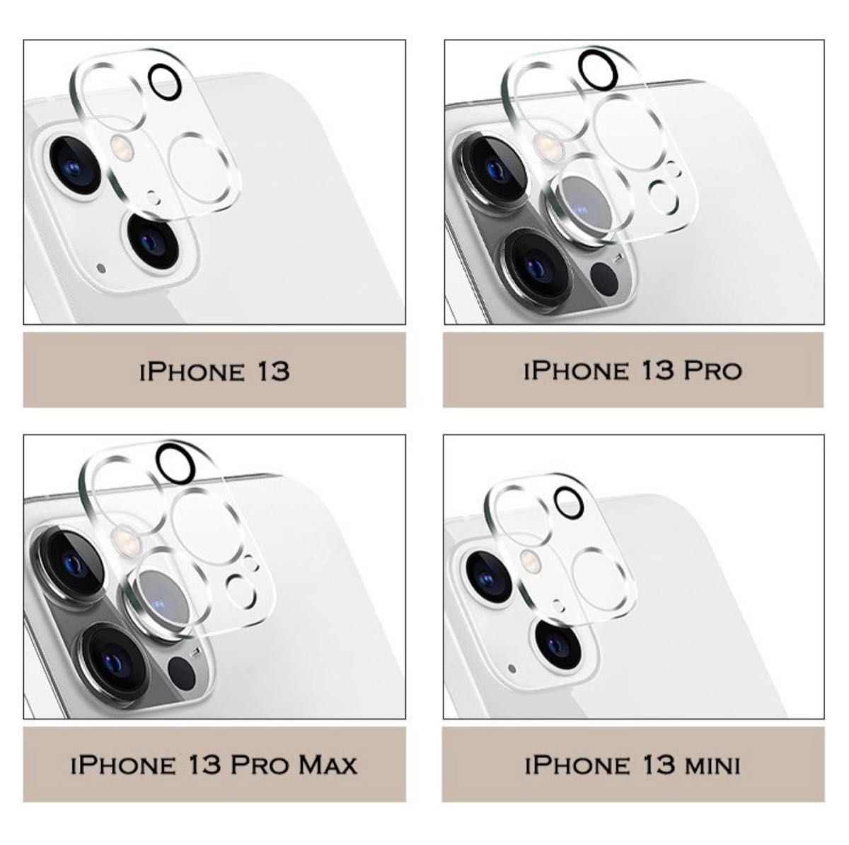 iPhone12 iPhone12pro/promax mini カメラレンズ 保護フィルム ガラスフィルム 透明 クリアカバー