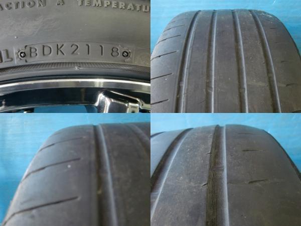 ★平店★ ●中古のホイールセット AME シュタイナー SF-V 20x8.5J 35 5H114 S007A /Lu-2 245/40R20 ポテンザS007Aのタイヤは使用不可_画像6