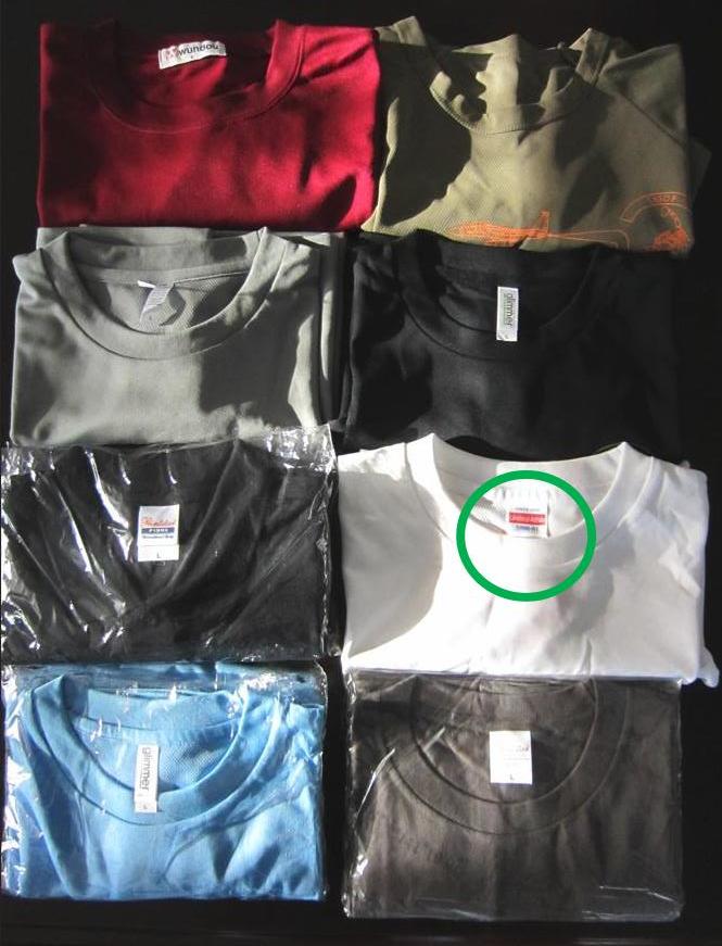 再出品【未使用】 IWOTO Tシャツ 硫黄島 シャツ シロ Lサイズ の画像5
