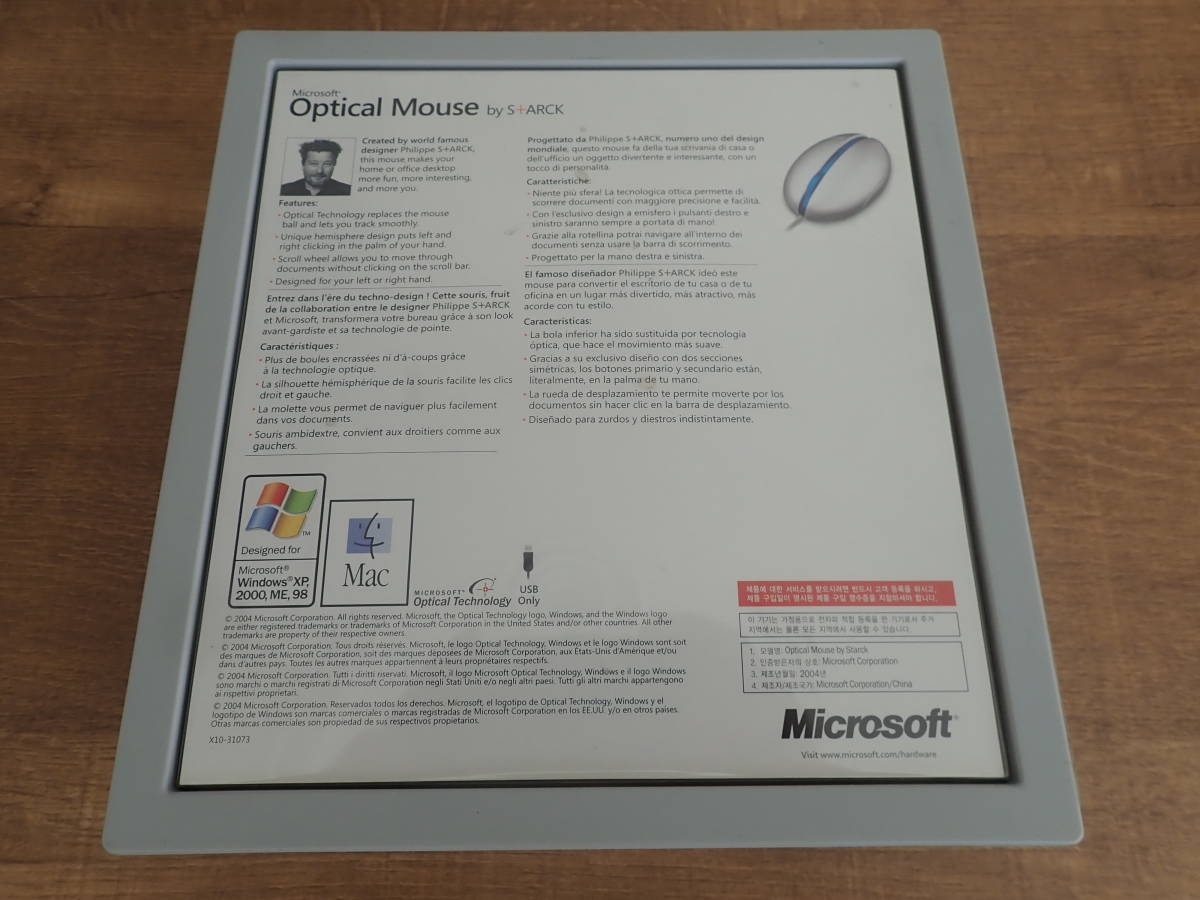 【Microsoft】Optical Mouse by S+ARCK MAC/WIN_画像2