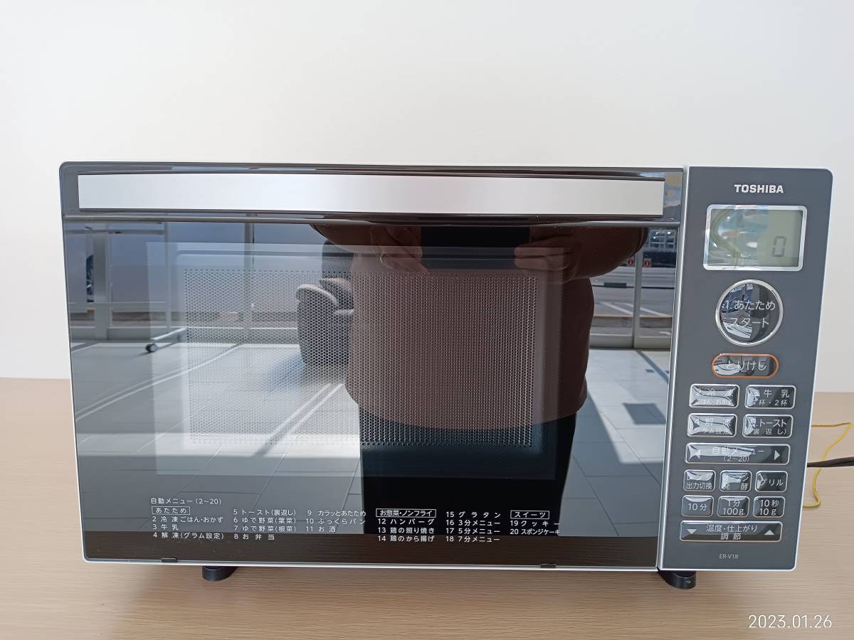 TOSHIBA ER-V18(W) WHITE 電子レンジ・オーブン TOSHIBA ER-V18(W) WHITE 電子レンジ・オーブン