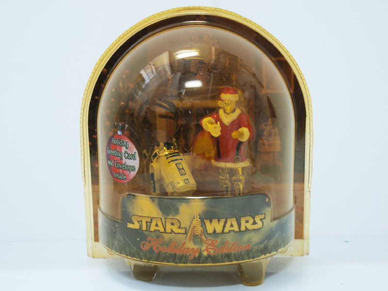 希少 未開封 2002年 STAR WARS HOLIDAY EDITION C-3PO R2-D2 フィギュア ホリデーエディション クリスマス Hasbro スターウォーズの画像1