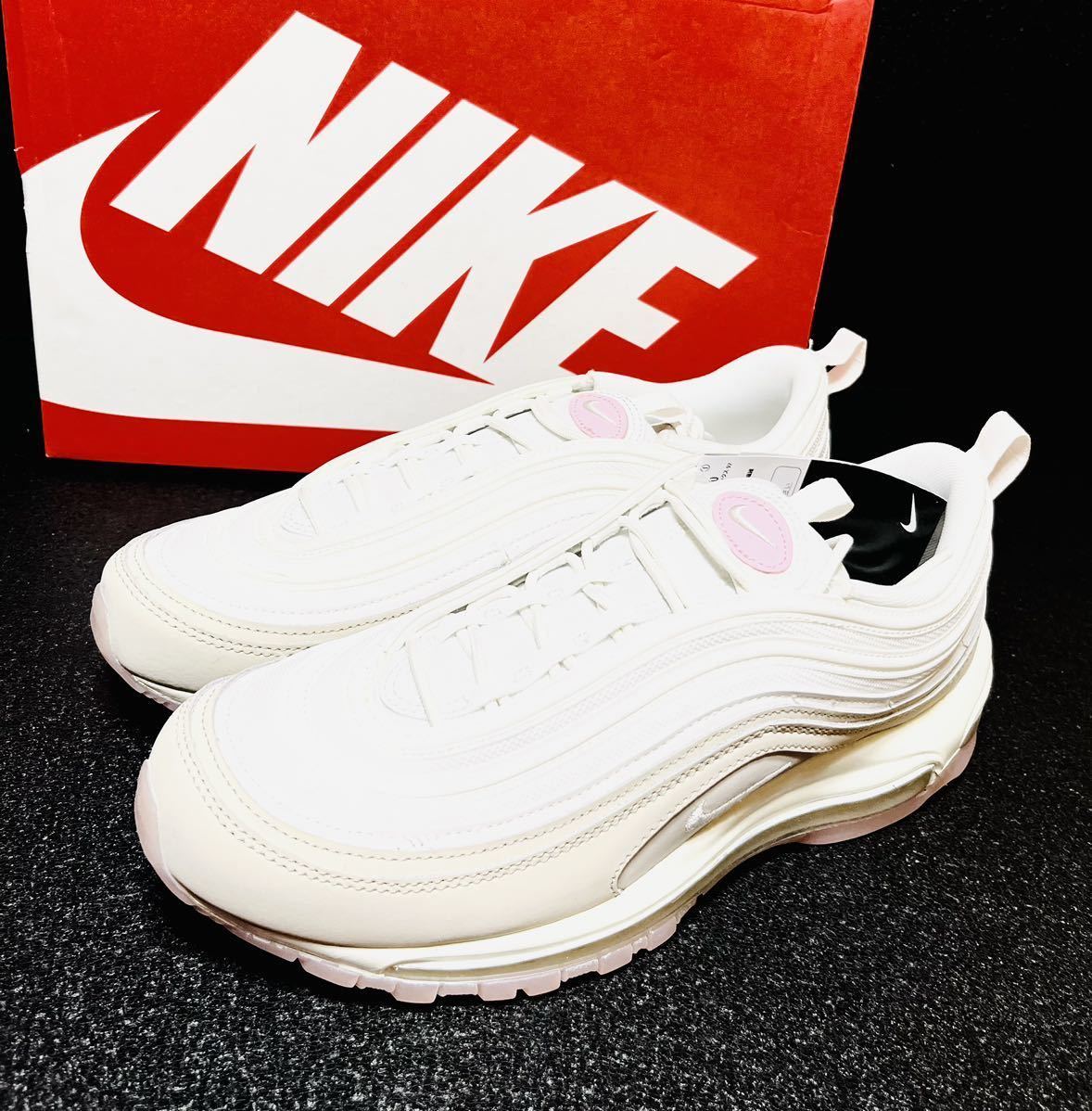 ☆送料込■新品28.5cm■ナイキ エア マックス97 AIR MAX 97 サミットホワイト/ブラウン/ピンク 【定価19800円】完売品_画像1