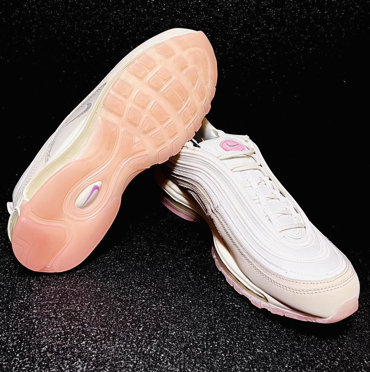 ☆送料込■新品28.5cm■ナイキ エア マックス97 AIR MAX 97 サミットホワイト/ブラウン/ピンク 【定価19800円】完売品_画像4