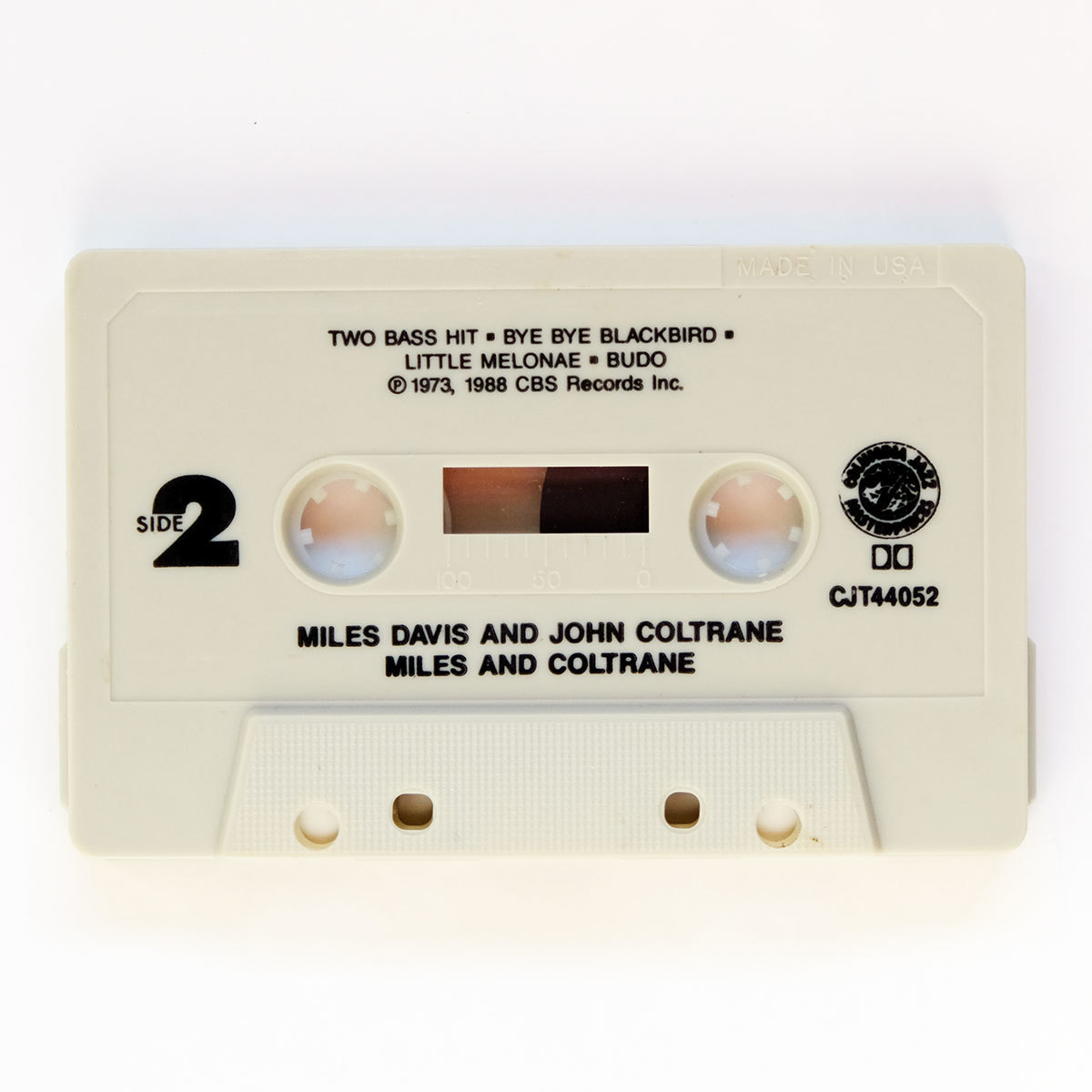 《US版カセットテープ》Miles Davis & John Coltrane●マイルス デイヴィス&ジョン コルトレーン/Bill Evans/ビル エヴァンス_画像6
