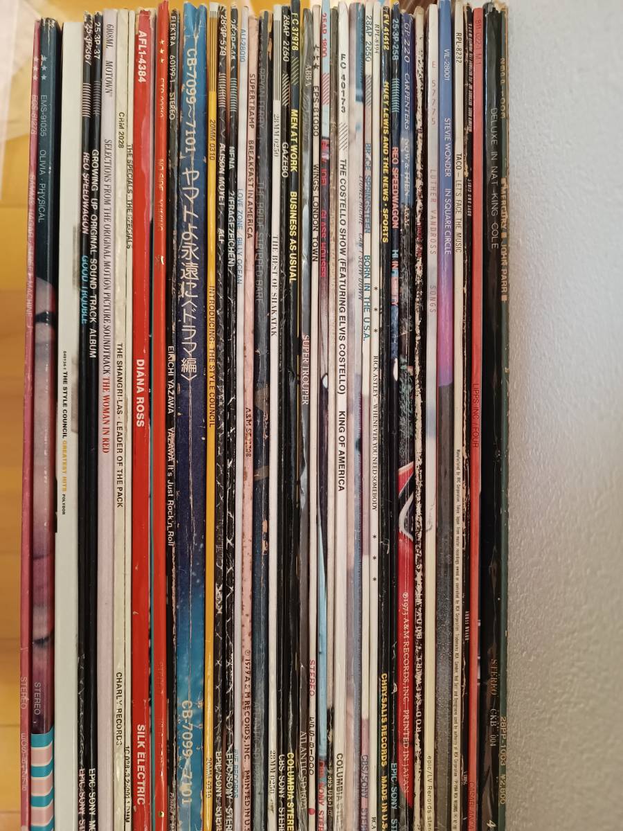 【LPレコード】 LP盤 まとめ 計40枚 洋楽 邦楽 ロック アナログ盤 70年代~80年代中心