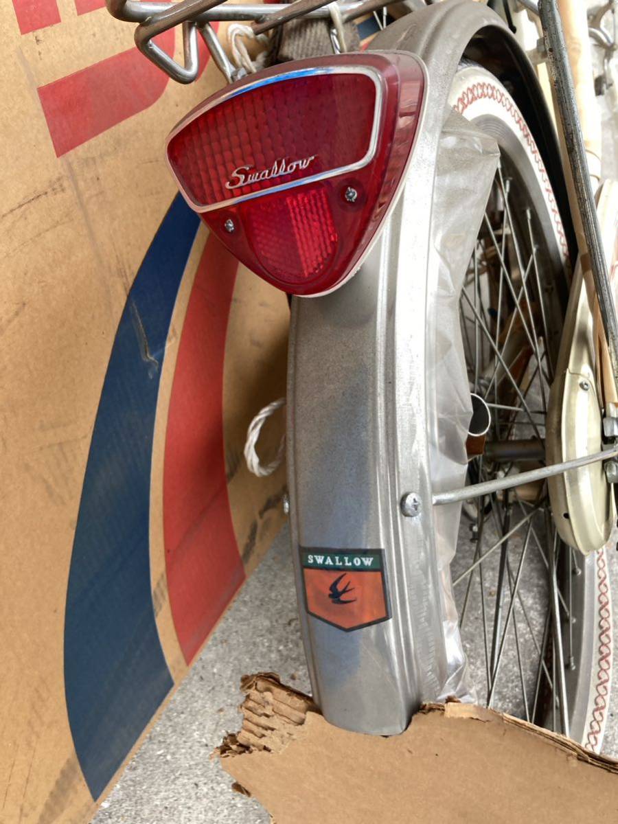 蔵出し出品⑤新品 未使用 アラヤ ツバメ自転車 CN22-FIV 昭和レトロ 自転車 当時物 BRIDESTONE 新家工業の画像6