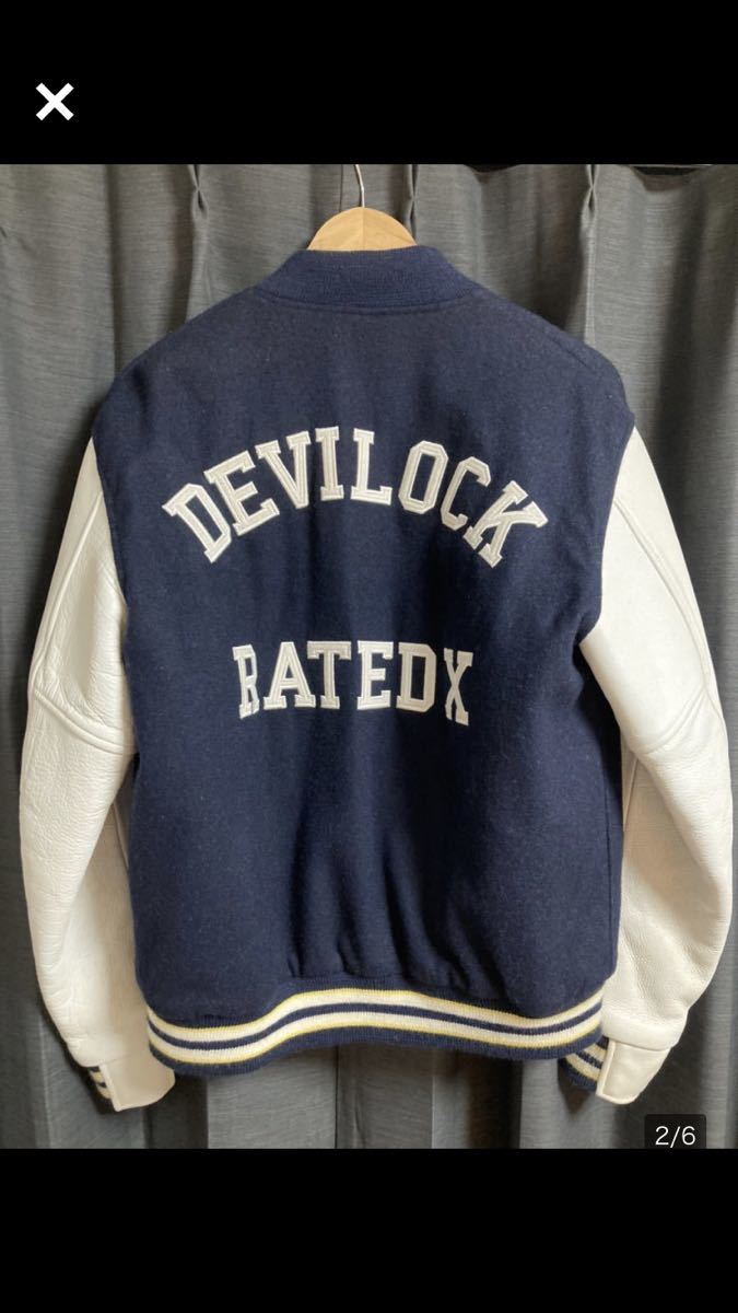 スタイリッシュシンプル devilock スタジャン デビロック 袖レザー