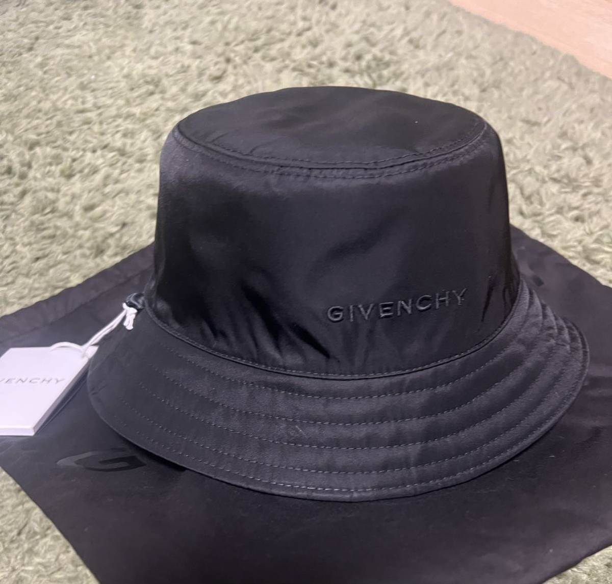 紺×赤 新品 ジバンシィ リバーシブル カモフラージュ ツイルバケット
