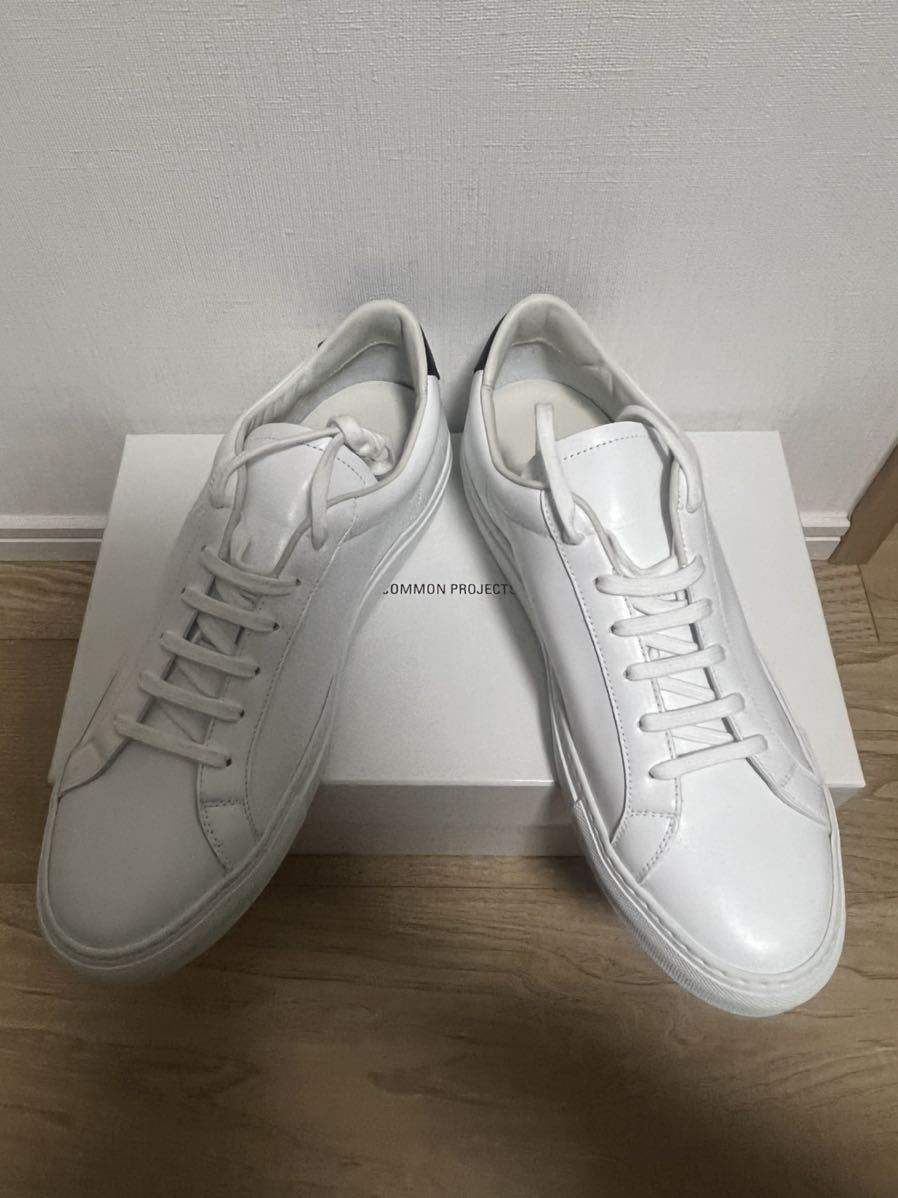 新品 コモン プロジェクト Common Projects 白 スニーカー レザー