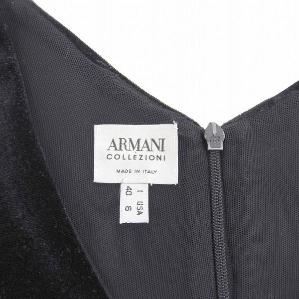  очень красивый товар Armani ko let's o-niARMANI elegant One-piece чёрный черный размер 40 женский 271653
