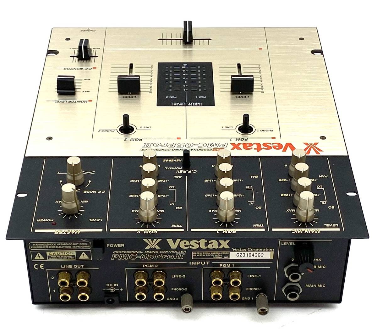 【激レア★動作美品】Vestax ベスタクス PMC-05Pro Ⅱ DJ ミキサー Mixer プロフェッショナル ミキシング PMC-05ProⅢ PMC-05ProⅣ 兄弟機_画像5