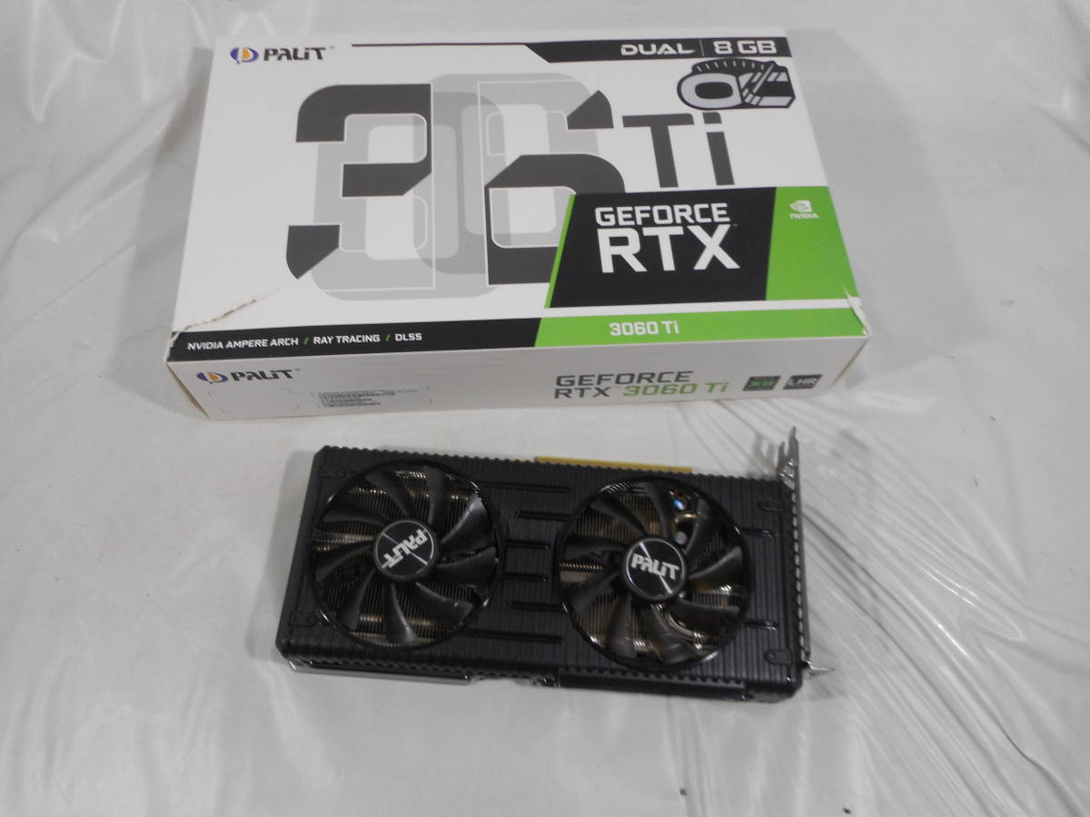 Palit GeForce RTX3060Ti Dual 8GB ジャンク 修理できる方 D244(中古 