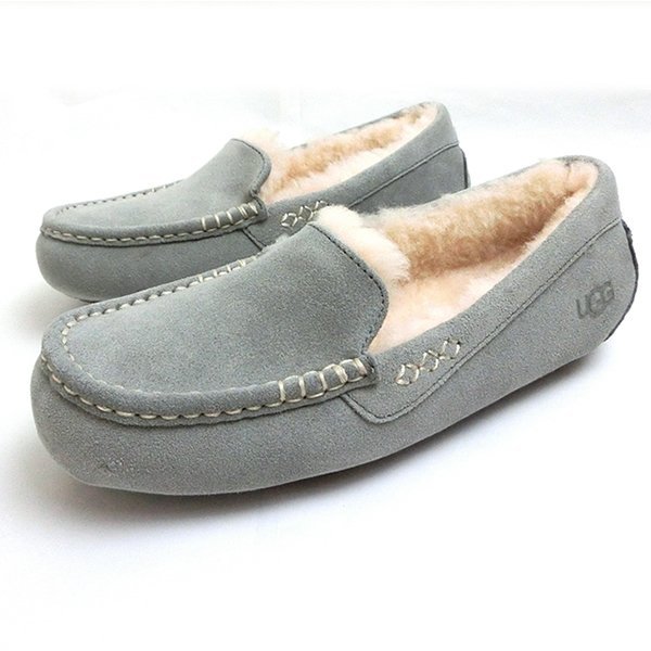 ついに再販開始!】 UGG アンスレー アグ ムートン モカシン ブラック