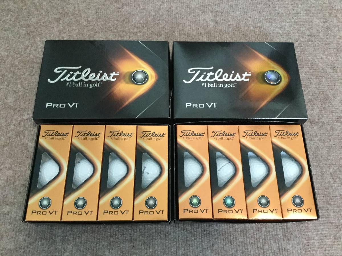 Titleist プロV1 新品タイトリストボール 2021 PRO V1 2ダース(ロー