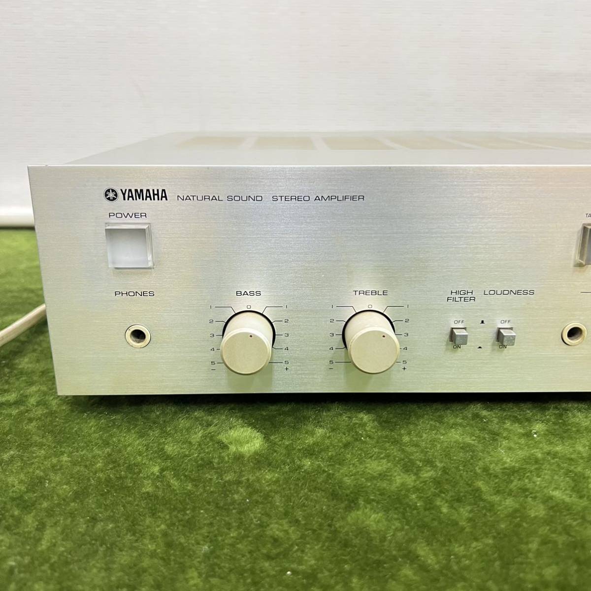 ★☆通電確認済み/動作未確認 YAMAHA/ヤマハ NATURAL SOUND STEREO AMPLIFIER/プリメインアンプ NS Series A-501_画像5