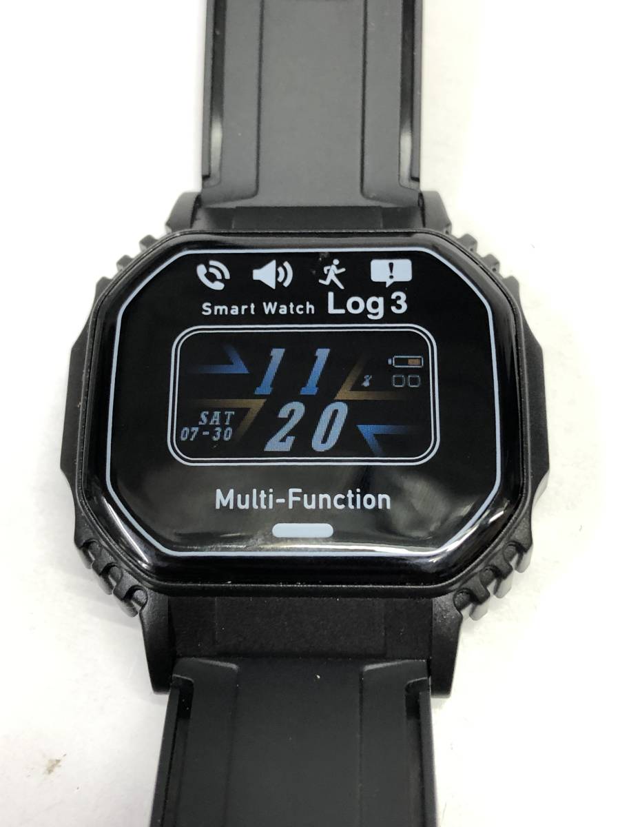 Smart Watch Log3 スマートウォッチ YBW-04 ブラック 株式会社エール 23011202_画像2
