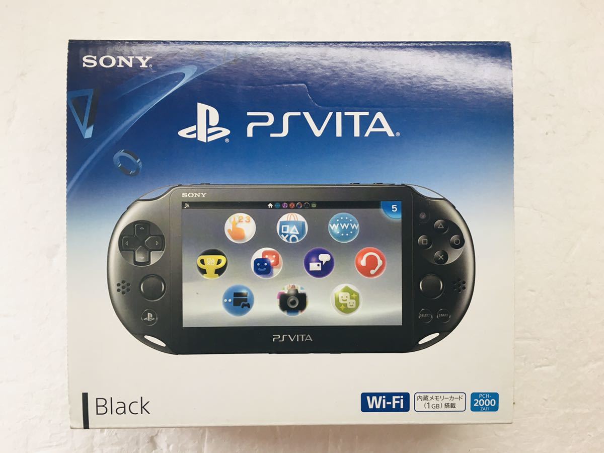 PS Vita PCH-2000 Wi-Fiモデル ブラック PlayStation Vita SONY 本体