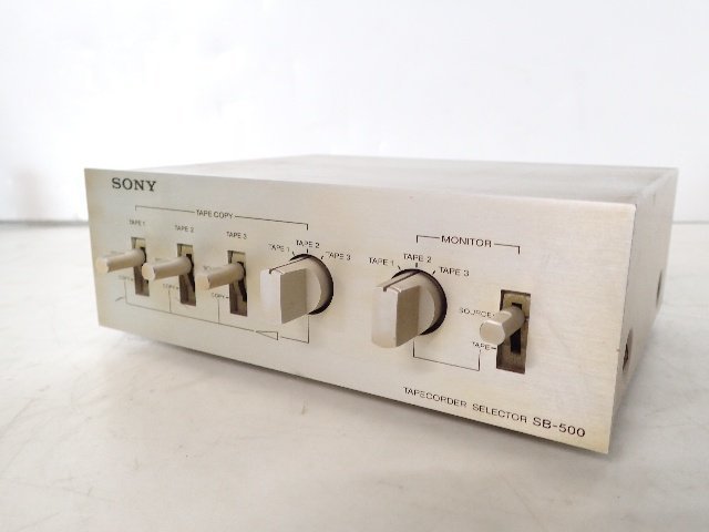 SONY ソニー テープデッキセレクター SB-500 ★ 68E42-7の画像1
