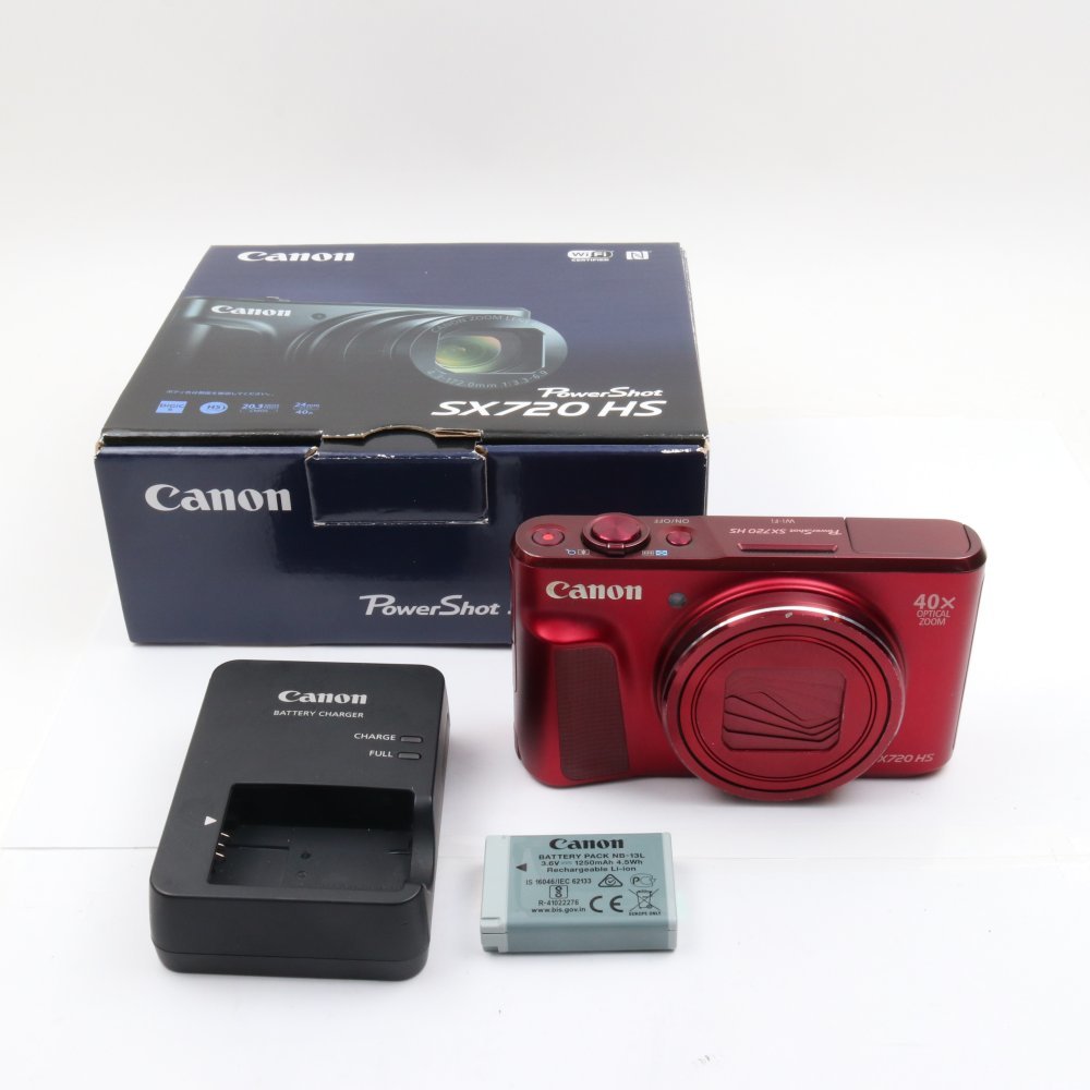 新作揃え Canon デジタルカメラ PowerShot SX720 HS レッド 光学40倍